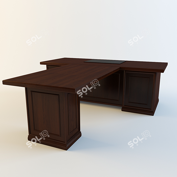 Formichi Desk with Approximate Dimensions 3D model image 1