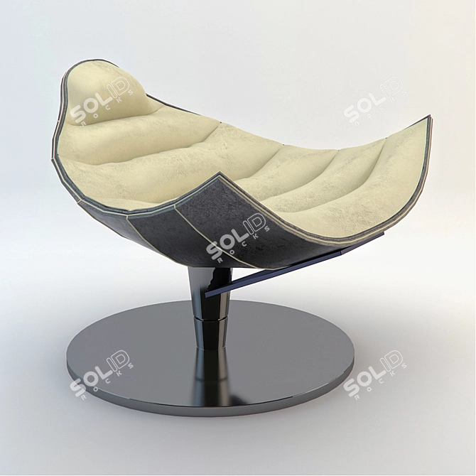 Title: Cosmo Collection Armchair 3D model image 1