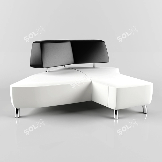 Leolux Archipel - Elegant and Versatile Lounge Chair 3D model image 1