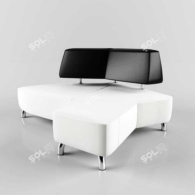 Leolux Archipel - Elegant and Versatile Lounge Chair 3D model image 2