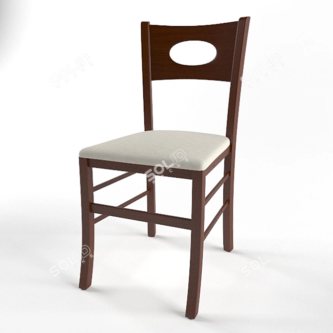 Sleek Beatrice Chair: Perfectly Preserved Comfort 3D model image 1