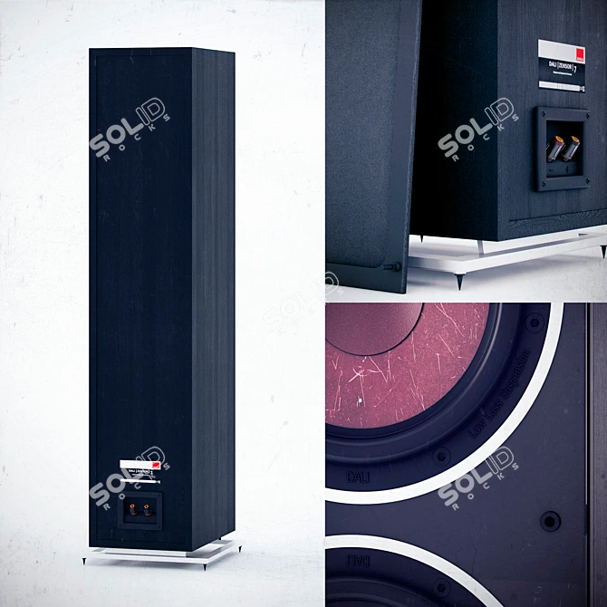 Dali Zensor 7: Precision Floor Speakers 3D model image 2