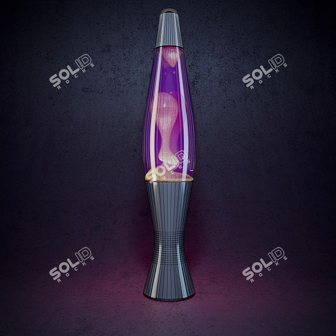 Retro-inspired Lava Lamp 3D model image 2
