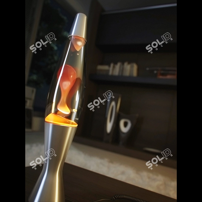 Retro-inspired Lava Lamp 3D model image 3