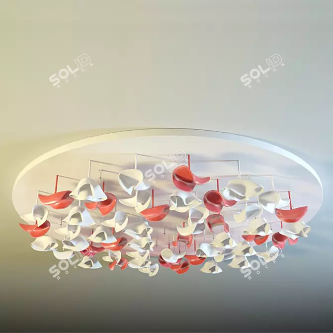 Brille Modern Pendant Light 3D model image 1