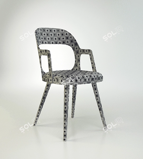 Elegant Colibri Chair: A Markus Johansson Design 3D model image 2