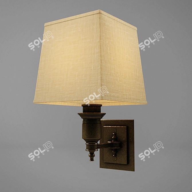 Elegant Eichholtz Lexington Lamp 3D model image 1