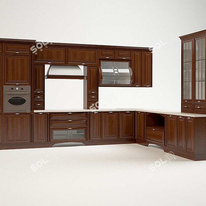 Authentic Italian Latini Carmen: Elevate Your Kitchen 3D model image 1