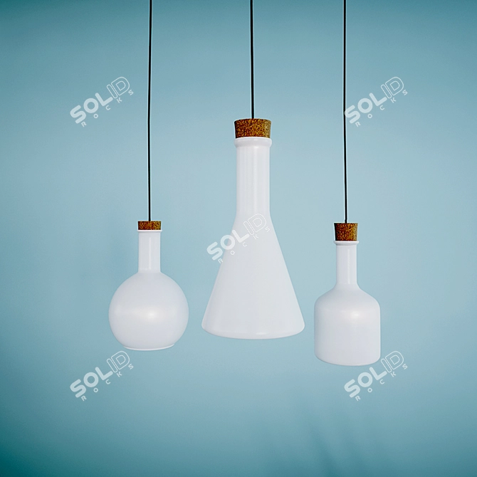 Labware Lamps by Benjamin Hubert 3D model image 2