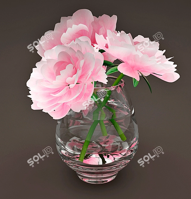 Lighweight Floral Delight 3D model image 1