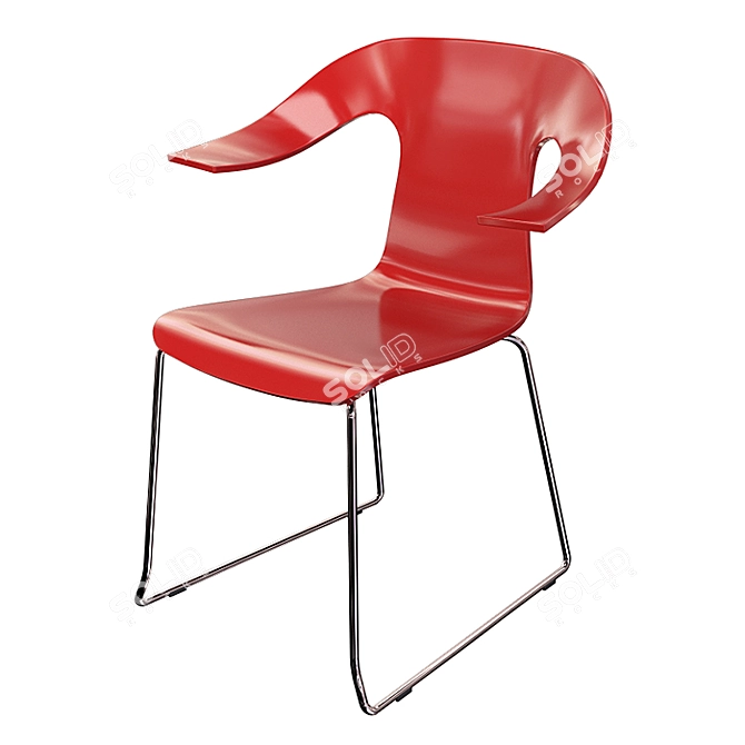 Elegant Exde Anna Chair 3D model image 3