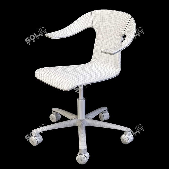 Elegant Exde Anna Chair 3D model image 6