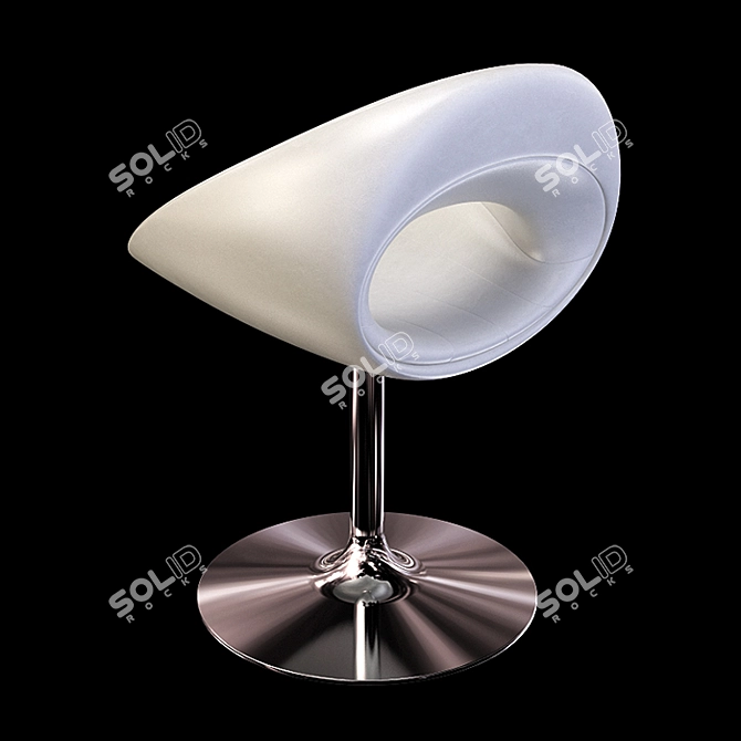 Elegant Exde Elixir Chair 3D model image 3