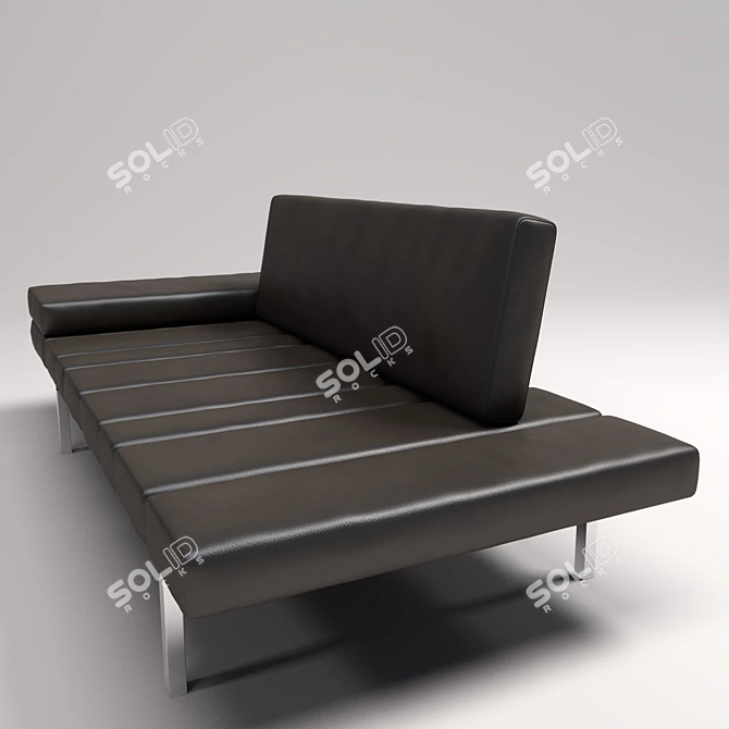 Elegant Minotti SMITH Sofa 3D model image 2