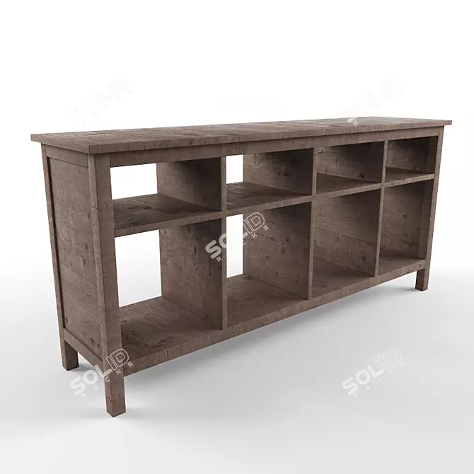 Ikea Hemnes Console: Stylish and Functional 3D model image 1