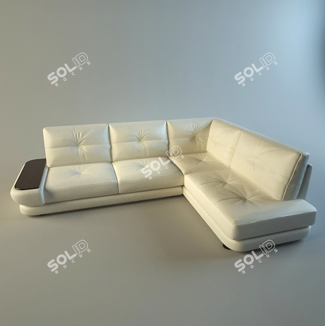 Modular Corner Sofa: Martin Pushe 3D model image 1