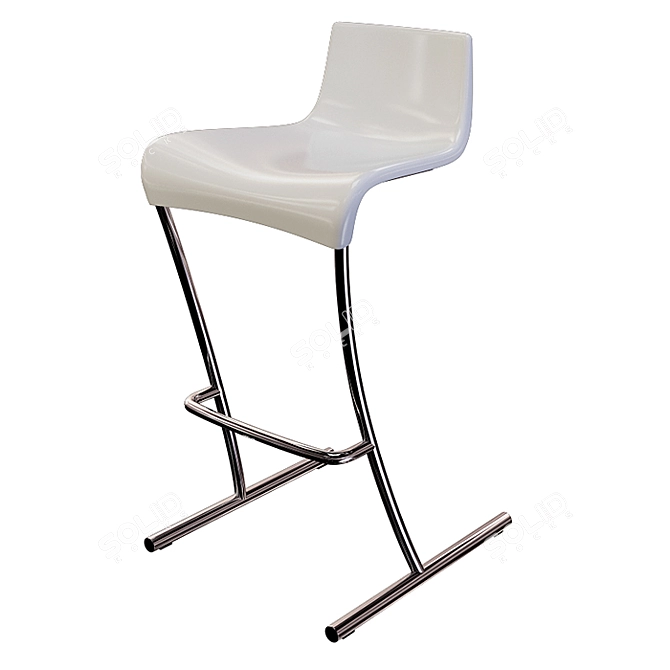 Exde Flamingo Chair - Stylish Design and Adjustable Height 3D model image 4