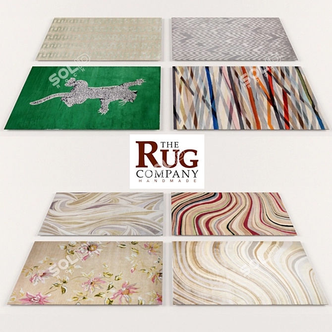 Luxury Rugs by The Rug Co. 3D model image 1