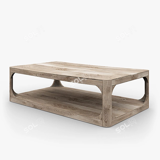 Modern Big Martens Coffee Table 3D model image 1