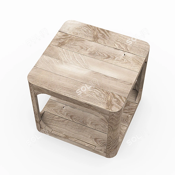 Stylish Single Martens Coffee Table 3D model image 3