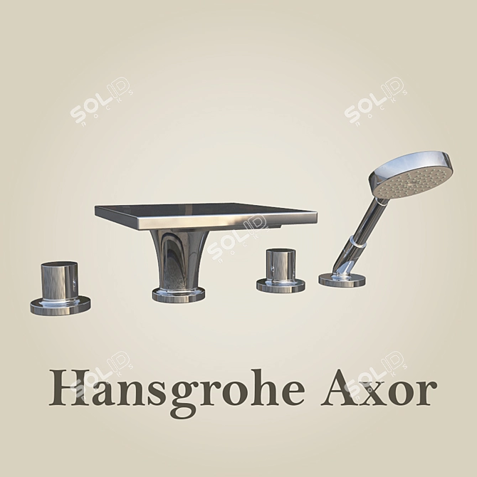 Hansgrohe Axor: Modern Luxury Faucet 3D model image 1