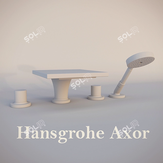 Hansgrohe Axor: Modern Luxury Faucet 3D model image 2