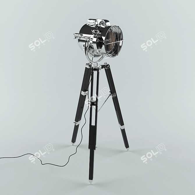 Elegant Eichholtz Atlantic Lamp 3D model image 1