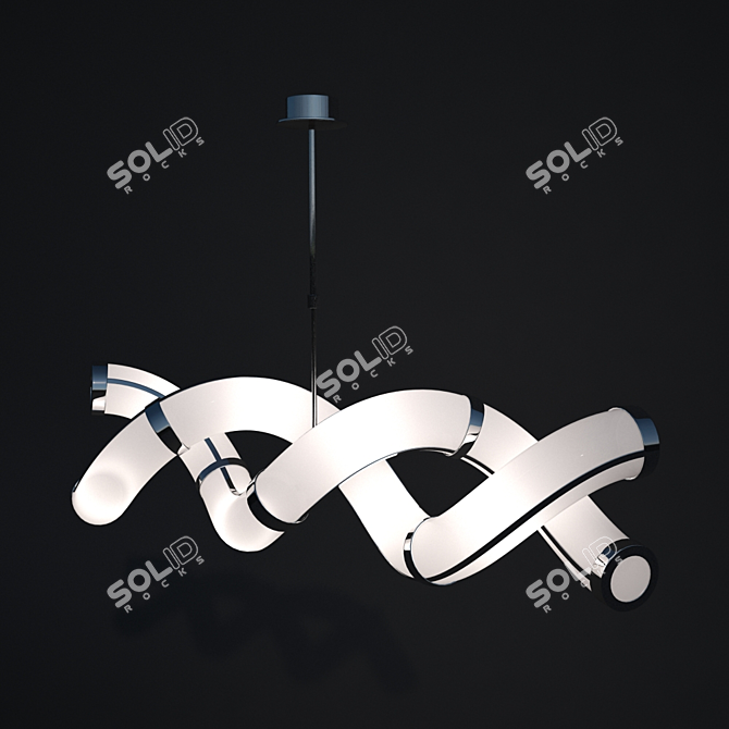 Guss Ceiling Light - Mantra Collection 3D model image 1