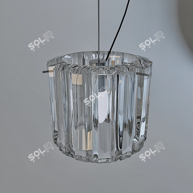 Elegant Charlotte Pendant Light 3D model image 2