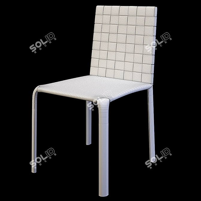 Exde Cloe Chair (2 Pack) - Stylish and Compact 3D model image 4