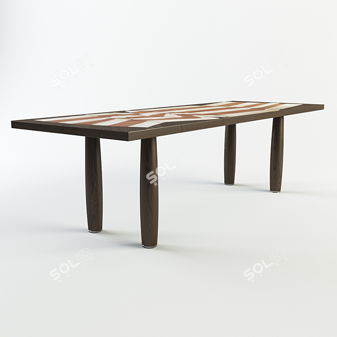 Elegant Draenert ARKADIEN Table 3D model image 3