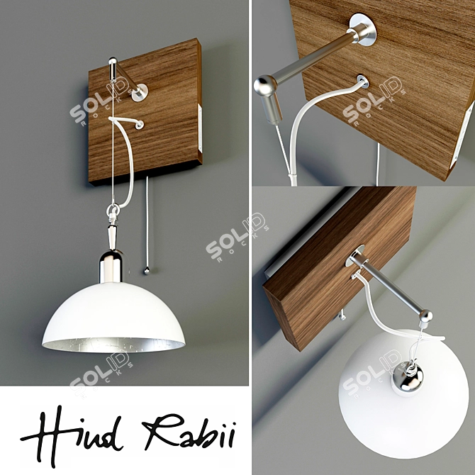 Hind Rabii 1040VD Wall Sconce 3D model image 1