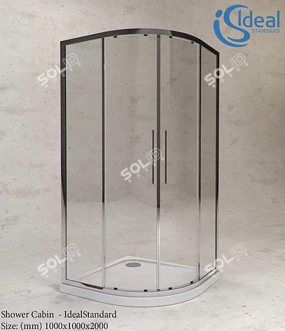 Luxury Shower Cabin - Ideal Standard 3D model image 1