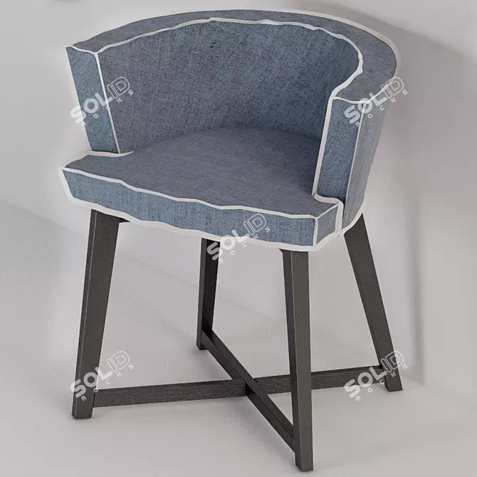 Gervasoni Gray 26: Elegant Comfort in Gray 3D model image 1