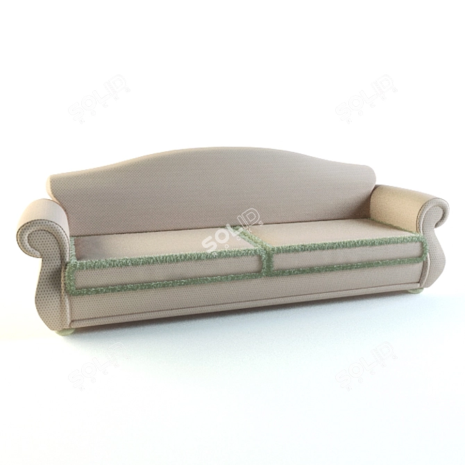 Modern Comfort Sofa 3D model image 1