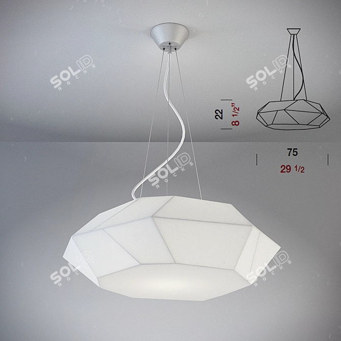 PANZERI VIKI Lamp Trio: Versatile Elegance 3D model image 1