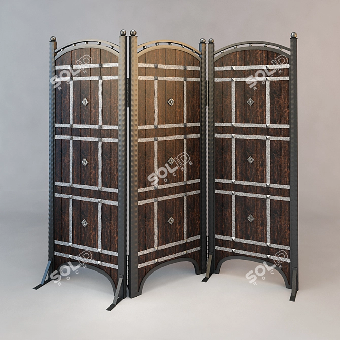 Metal Screen 3D model image 1