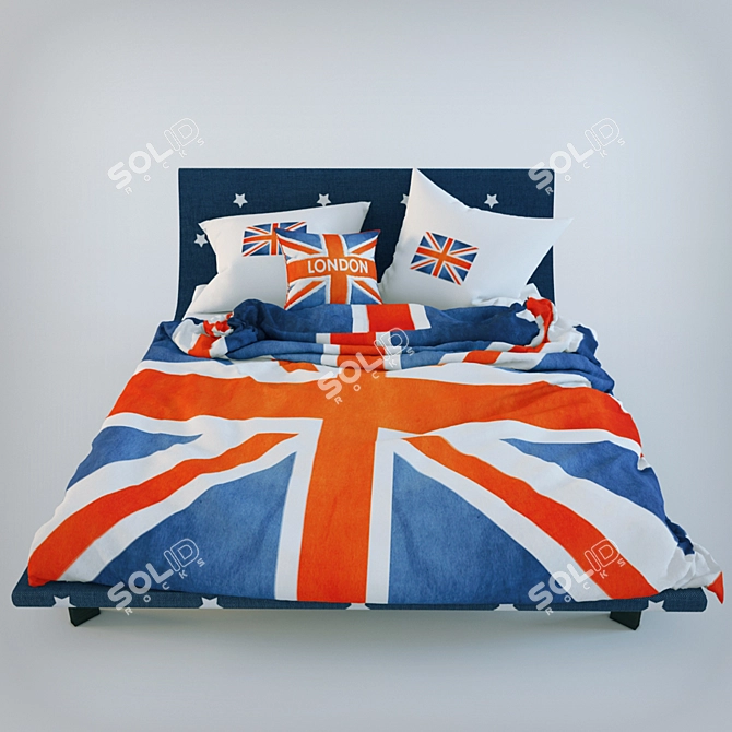 British Dream Bed 3D model image 3