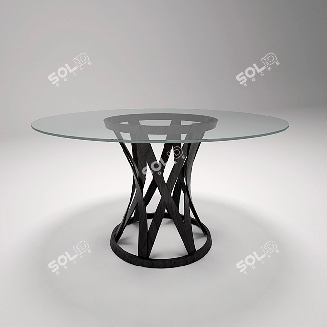 Erupting Designer Table 836TC 3D model image 1