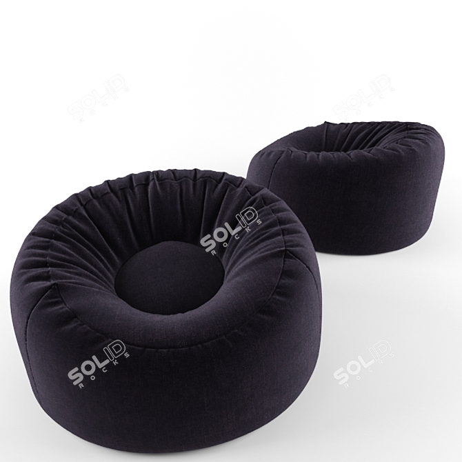 Modern Comfort Arm Chair 3D model image 1