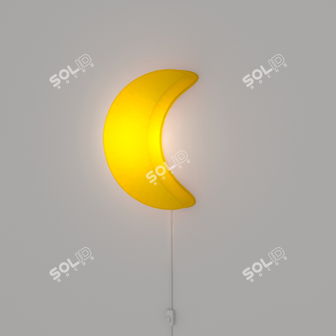 Quirky Baby Night Light: Ikea SMILA 3D model image 2