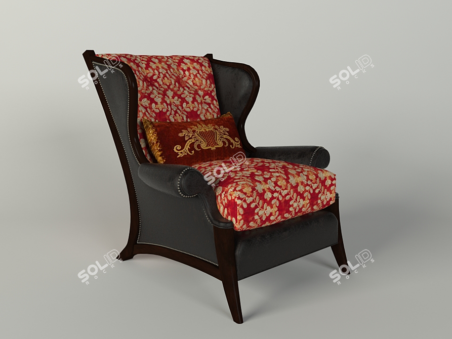  Handcrafted Hancock&Moor Armchair 3D model image 1