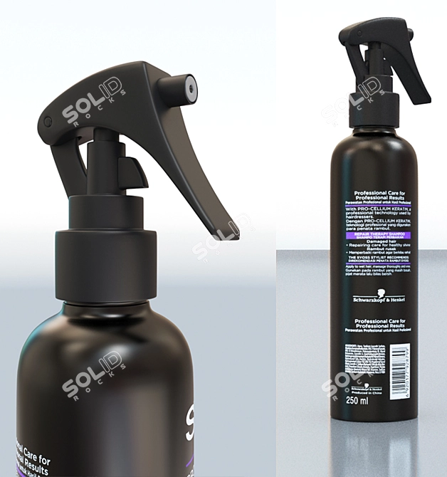 Syoss Spray - 4 Varieties! 3D model image 2