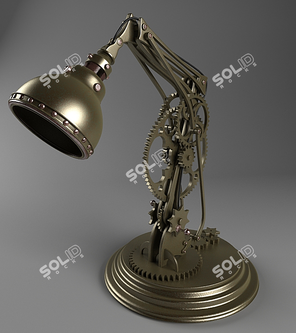 "Vintage Industrial" Table Lamp 3D model image 1