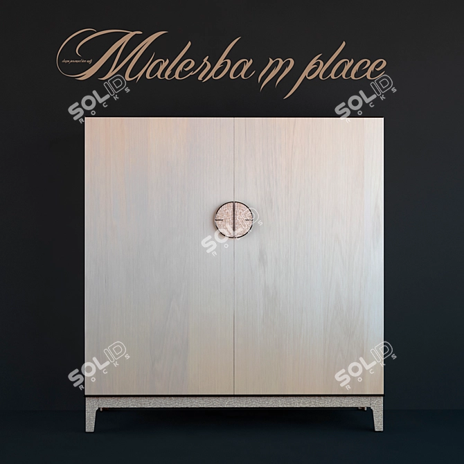 Malerba M Place Wardrobe - Modern Elegance for Your Home 3D model image 1