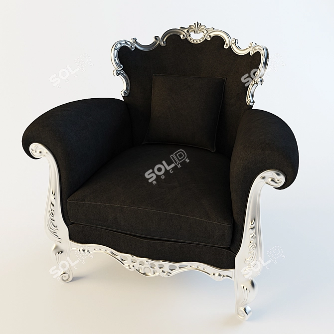 Title: Alice Chair: Elegant Design, Quality Materials 3D model image 1