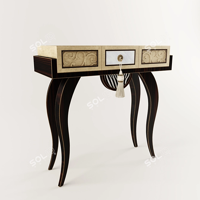 Rozzoni Tiffani Console: Elegant & Functional 3D model image 1