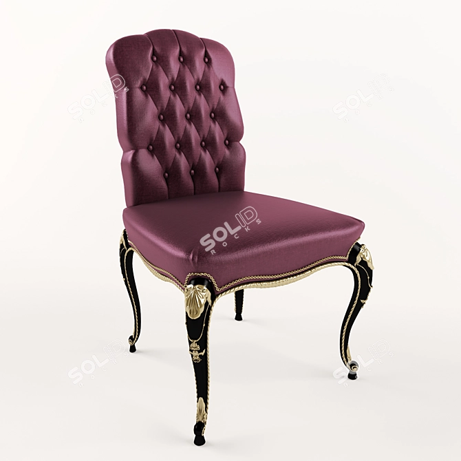 Oak MG 1198 - Stylish and Durable Chair 3D model image 1
