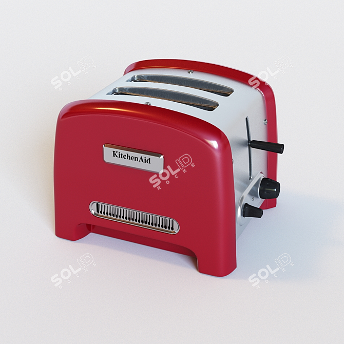 Artisan KitchenAid Toaster: Unleash Your Culinary Mastery 3D model image 1