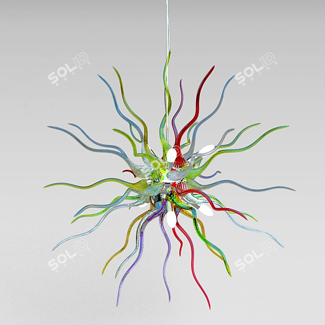 Cangini Tucci Devil Chandelier 3D model image 1